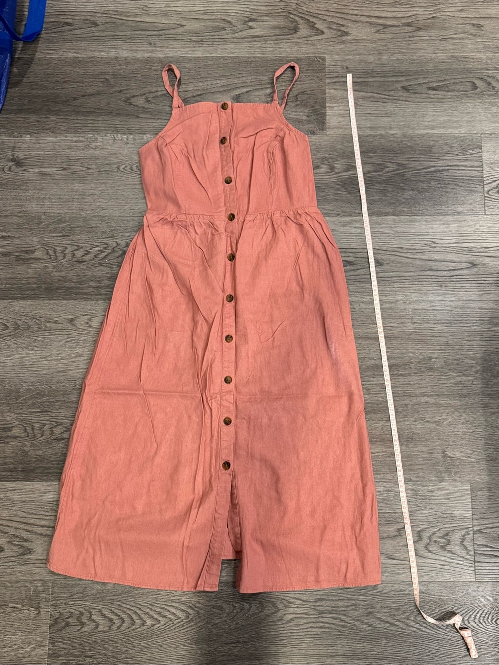 Linen rayon maxi dress